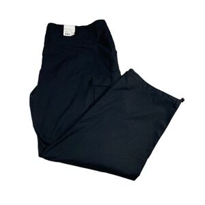 Original Use Mens XXL Black Ripstop Cargo Jogger Pants Straight Leg Pockets NWT